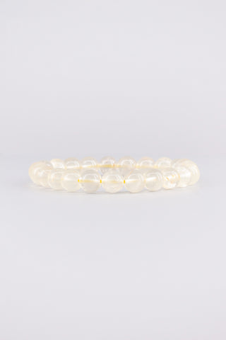 Citrin Armband 8 mm handgefertigt – Seitenansicht des Edelsteinarmbands, Origin Kollektion von Gembonbon