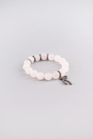 Ribbon - Rosenquarz ca.12mm