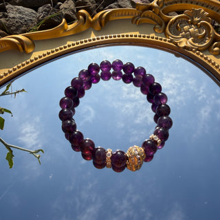 Auspice - Amethyst Perlenarmband (8mm)